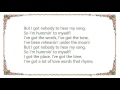 Kay Starr - Hummin' to Myself Lyrics