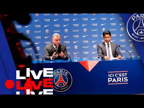 🎙 La conférence de presse de Nasser Al Khelaifi et Christophe Galtier au Parc des Princes 🔴🔵