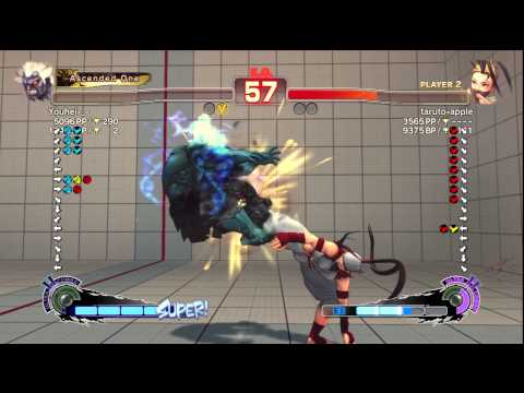 SSF4 AE Ver. 2012: Youhei-_- [Oni] vs. taruto-apple [Ibuki] - PSN Ranked Match