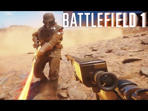 BF1 RUSH GAMEPLAY! (39-9) Battlefield 1 Beta Full Match Sinai Desert