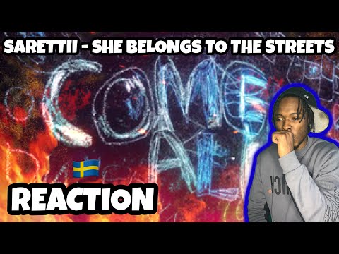 AMERICAN REACTS TO SWEDISH RAP! Sarettii - She Belongs To The Streets (ENGLISH LYRICS)