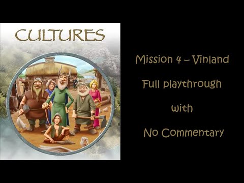 Cultures (Full HD) Mission 4 - Vinland (No commentary, Full Playthrough)