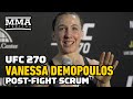 Vanessa Demopoulos Quit Stripping To ‘Focus Full-Time On MMA’ | UFC 270 | MMA Fighting