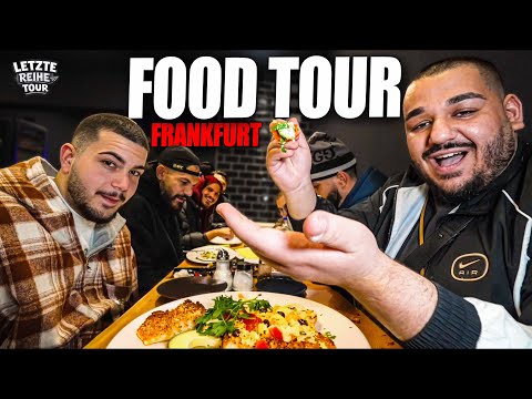 Die BESTE FRANKFURT FOOD TOUR mit ROHAT, MERT, ABDU.. 🥩😍 | LETZTE REIHE TOUR EDITION 