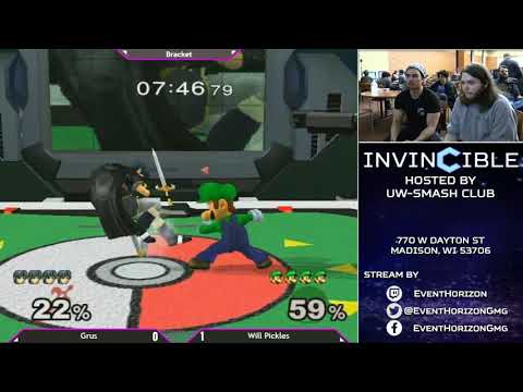 Invincible - Grus vs Will Pickles - Melee Singles Top 32