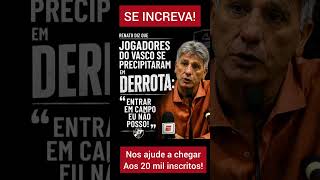 RENATO GAÚCHO SOLTOU O VERBO