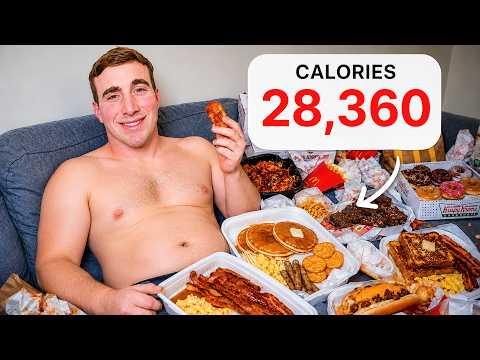 I Ate Like My 600 lb. Life Patients For 24 Hours