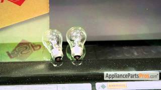 How to: Whirlpool/KitchenAid/Maytag Light Bulb 8009