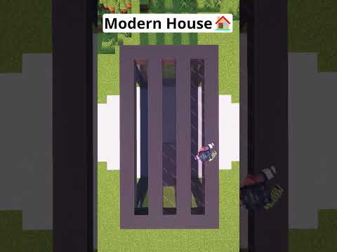 EPIC Modern House Tutorial in Minecraft 😱 #shorts