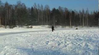preview picture of video 'Зимний картинг Winter race karting'