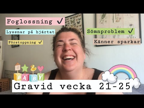 Tjock och gravid Vecka 21-25