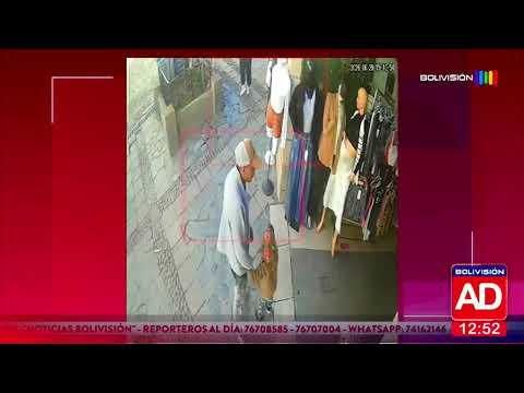Robaron dos chamarras en San Agustín y el hecho fue captado por cámaras en Potosí