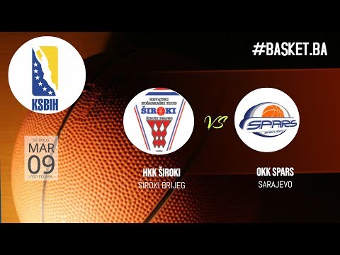 LIVE ◘ HKK Široki vs OKK Spars  ◘ 2018/2019 ◘ 20 kolo