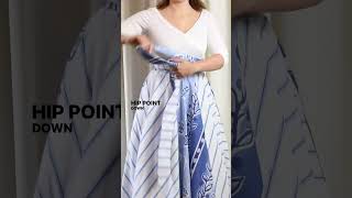 My first split side skirt! (Inspired by the #Coquelicot from Wildflower Design)