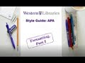 APA Style Guide Formatting I: Title pages, margins, and fonts