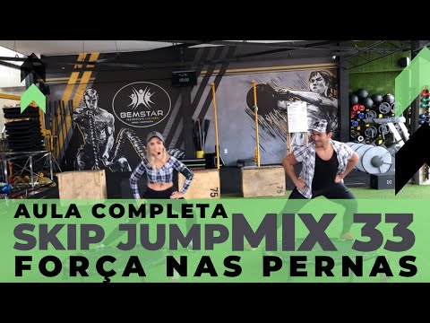 [FORÇA NAS PERNAS] - AULA COMPLETA DE SKIP JUMP MIX 33