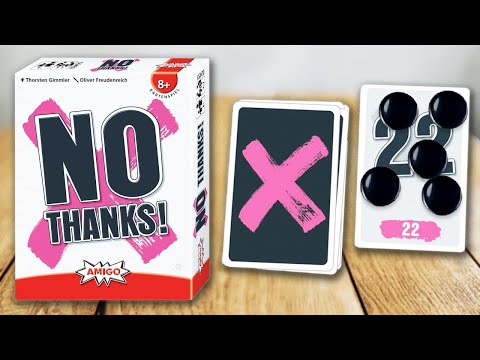 how to play NO THANKS (instructions, gameplay and official rules) | SPIELREGELN TV