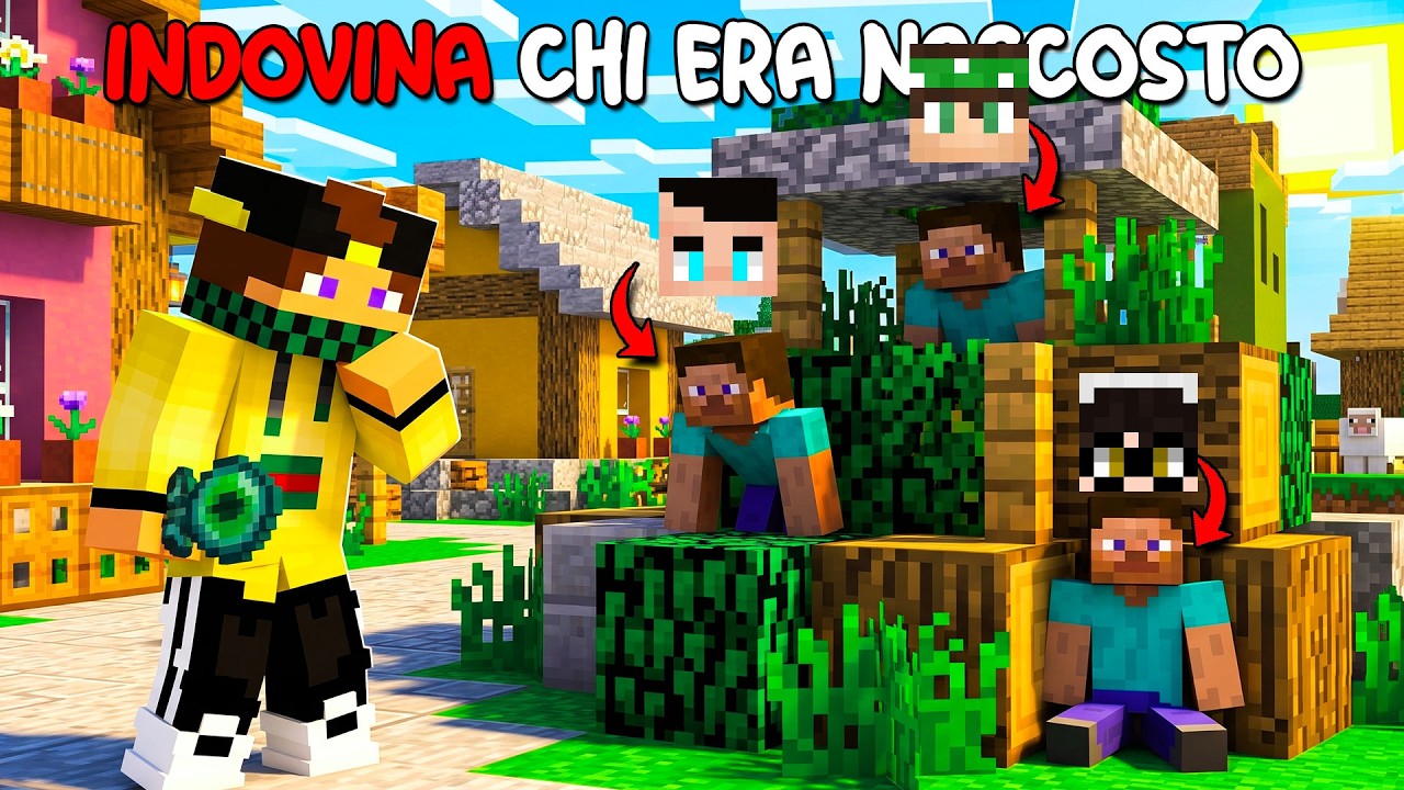 INDOVINA IL NASCONDIGLIO su MINECRAFT