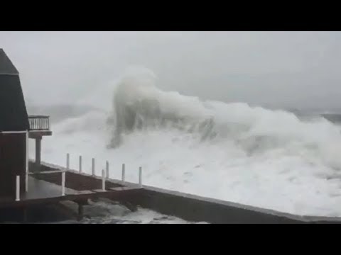 High tide floods Scituate Massachusetts | Noticias Mundo