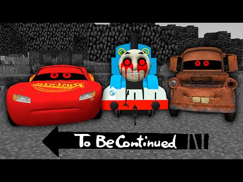 I FOUND McQUEEN.EXE and THOMAS.EXE and MATER.EXE in Minecraft - Gameplay Movie