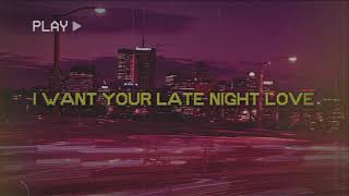 Musik-Video-Miniaturansicht zu Late night love Songtext von Francesco Yates