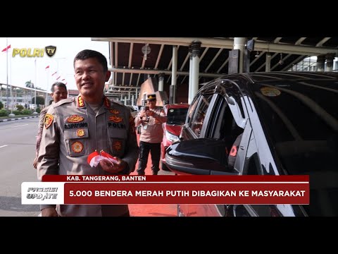 PRESISI UPDATE : POLRESTA BANDARA SOETTA BAGIKAN BENDERA MERAH PUTIH 10/08/2025 12.00