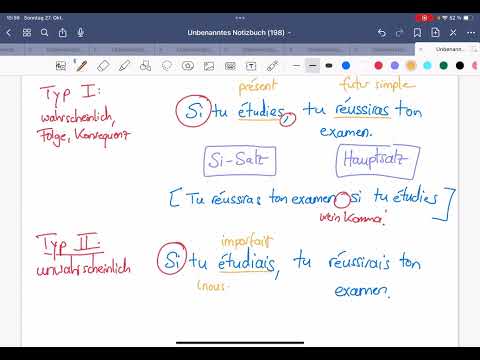LES PHRASES AVEC SI - Si-Sätze Typ 1,2,3 im Französischen!