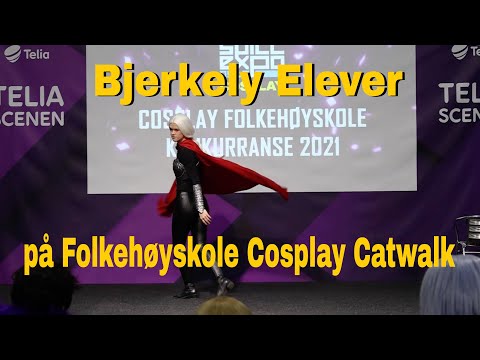 Cosplay og Foto elever fra Bjerkely Folkehøyskole deltok på Cosplay Catwalk på SPILLEXPO