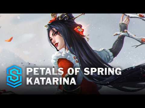 Petals of Spring Katarina Skin Spotlight - League of Legends