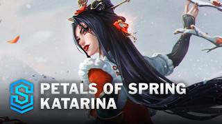 Petals of Spring Katarina Skin Spotlight - League of Legends