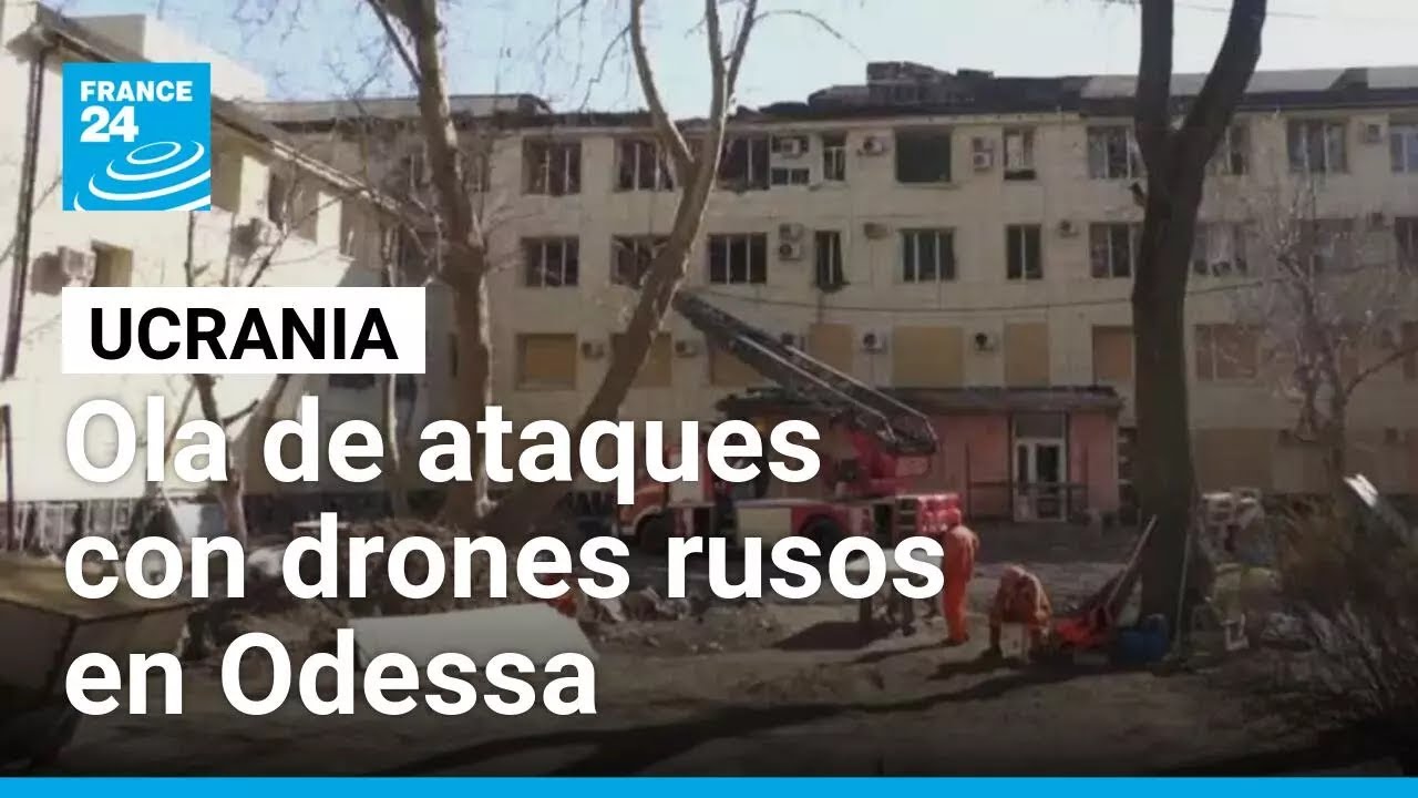 Al menos cuatro muertos en Ucrania tras oleada de ataques con drones rusos • FRANCE 24 Español