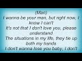 Syleena Johnson - You Said Lyrics