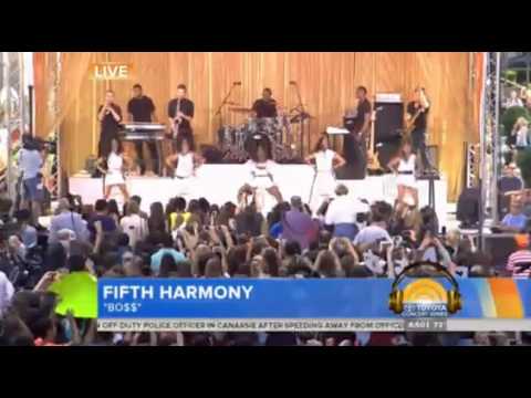 Fifth Harmony performing BO$$ on the TODAY Show (July 11th 2014)