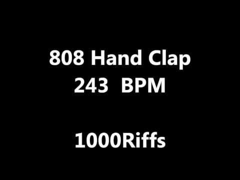 808 Hand Clap : 243 BPM - Beats Per Minute