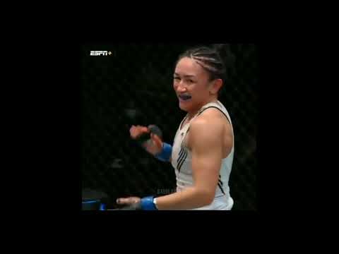 Carla Esparza mauls Yan Xiaonan to win via Second round TKO