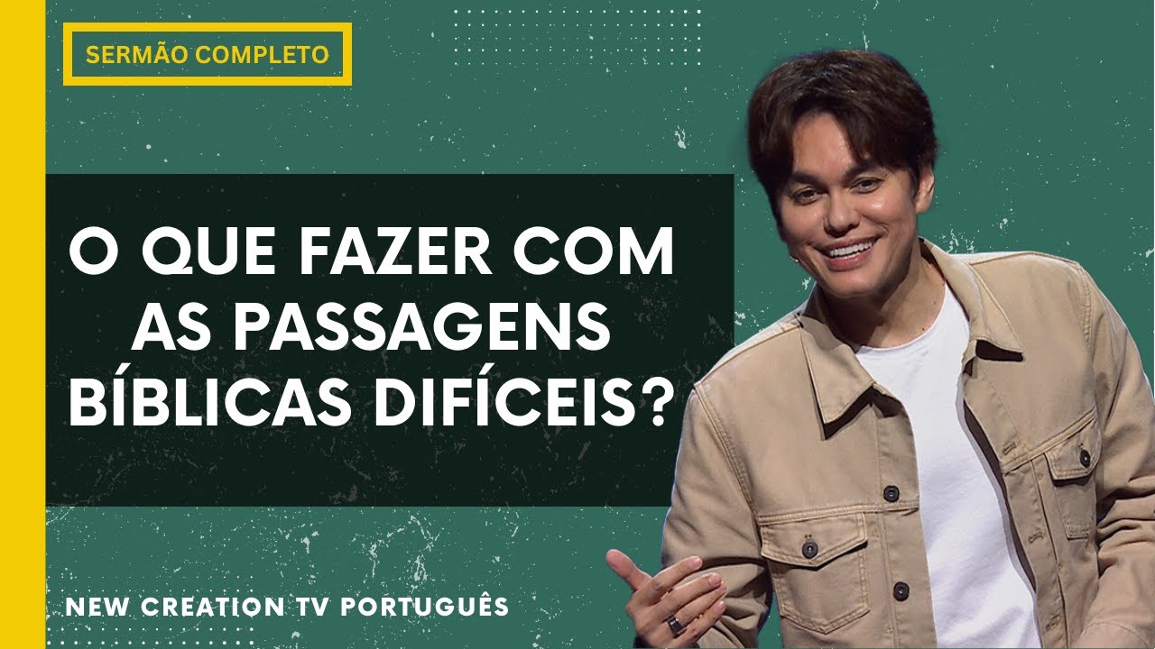 Chaves Da Nova Aliança Para Interpretar a Bíblia | Joseph Prince | New Creation TV Português