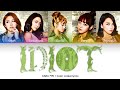 Idiot - KARA (카라) Color coded lyrics 가사 (Han/Rom/Eng)