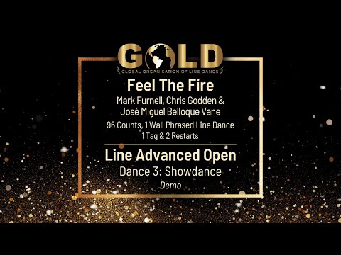 GOLD 2023 Line Advanced Open - Dance 3: Showdance "Feel The Fire" - Demo with music