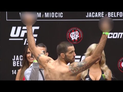 Matt Brown flips off Brazilian crowd | Weigh-In | UFC 198