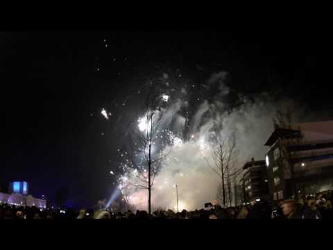 Helsinki Fireworks New Year Celebration 2017