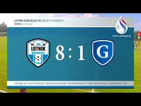 Lotnik Kościelec vs.  Grom Cykarzew (  Sparing 13 06 2020 )