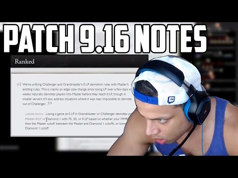 Tyler1 Reacts To Patch 9.16 Notes