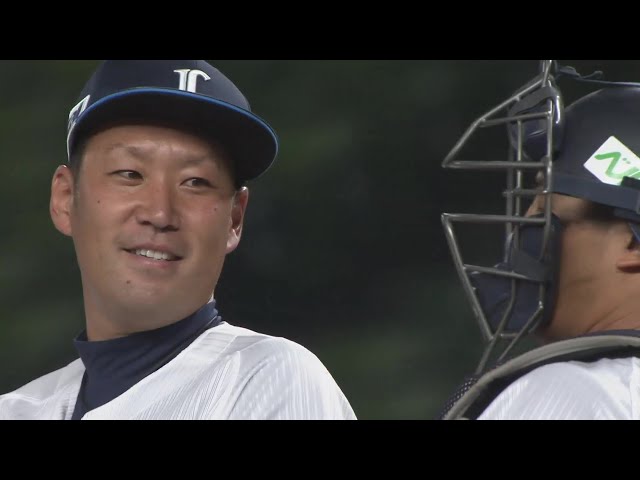 【ファーム】ライオンズ・増田達至 大歓声の中登場しファーム最終戦で打者1人を空振り三振に抑える!!  2024年9月24日 埼玉西武ライオンズ 対 東京ヤクルトスワローズ