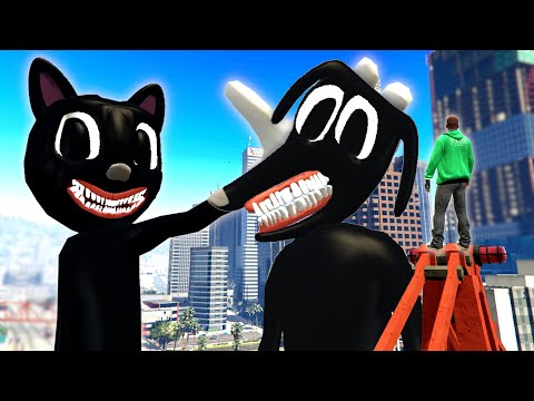 CARTOON CAT VS CARTOON DOG In GTA 5! (This Was INTENSE ...) - GTA 5 Mods Funny Gameplay