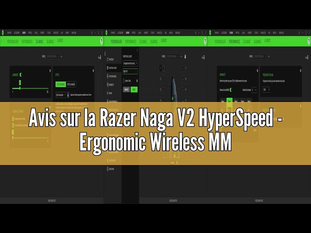 Vídeo relacionado con Razer Naga V2 Pro - Ratón Inalámbrico para Juegos MMO con Rueda HyperScroll Pro, 3 Placas Laterales Intercambiables, Sensor Focus Pro 30K, Interruptores Ópticos de Ratón Gen-3, Bluetooth, Negro