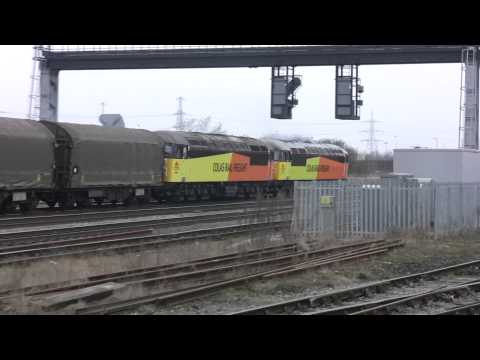 66846, 56087/105 & 31190/452 at Washwood Heath, 22/03/13.