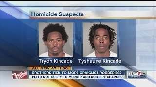 Brothers tied to more Craigslist robberies