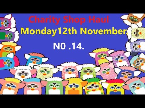 Charity Shop Haul No. 14.  Monday 12th November 2018.