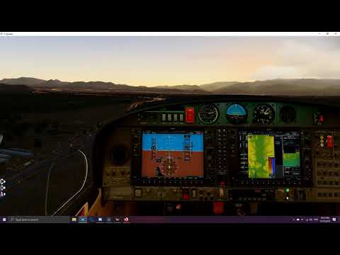 Diamond DA-42 Touch and Go at Granada | X-Plane 11