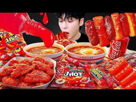ASMR MUKBANG | 직접 만든 갤럭시 꿀젤리 레드 디저트 아이스크림 먹방 & 레시피 DESSERT GALAXY HONEY JELLY CANDY